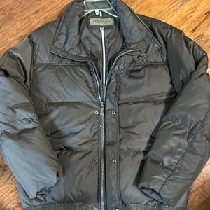 Andrew Marc chocolate brown puffer jacket, extra large